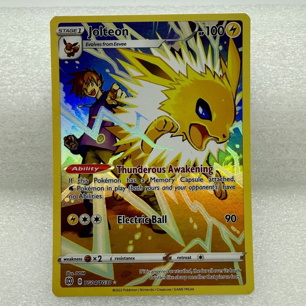 Jolteon TG04/TG30 Swsh09: Brilliant Stars Trainer Gallery Holo Mint Unplayed